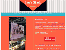 Tablet Screenshot of lousshack.com
